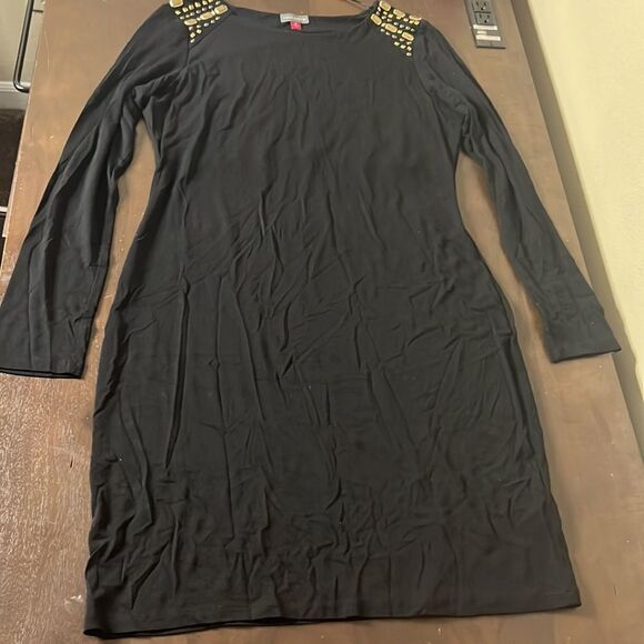 Vince Camuto Embellished Shoulder Dress - Picture 5 of 6